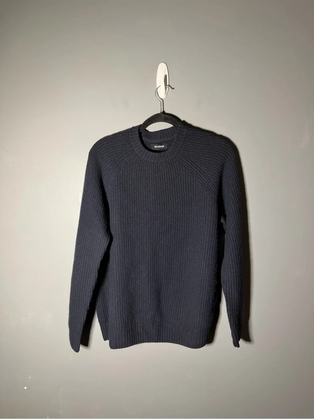 Naadam Fisherman Crewneck Cashmere Sweater Size Small
